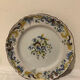 Plate Emile Galle Saint Clément around 1900