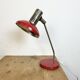 Vintage red east german table lamp from aka leuchten, 1970s