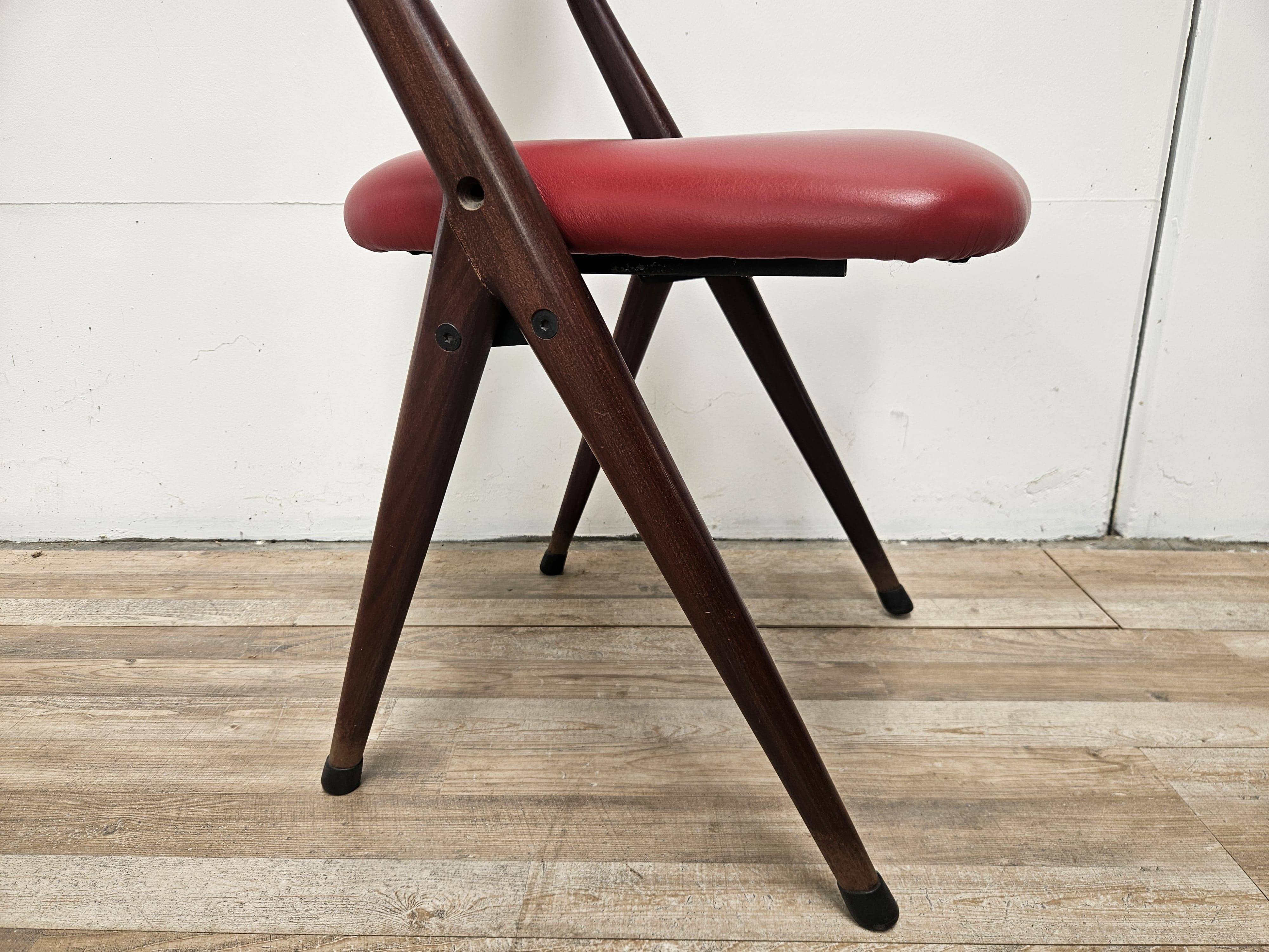 Six chairs by Gaetano and Alessandro Besana, 1960