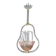 Charming Pink and Transparent Murano Glass Chandelier by Barovier e Toso, 1950s