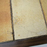Vallauris coffee table by Raymonde Leduc gres modele aux herbiers vintage