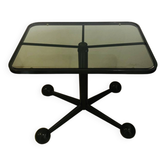 Table basse sur roulettes par Allegri Parma, Italie 1970