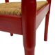 Fauteuil Carimate modèle 892 Vico Magistretti pour Cassina en rouge
