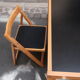 Ensemble table de salle à manger et 4 chaises années 80