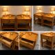 2 tables de chevet vintage en bois
