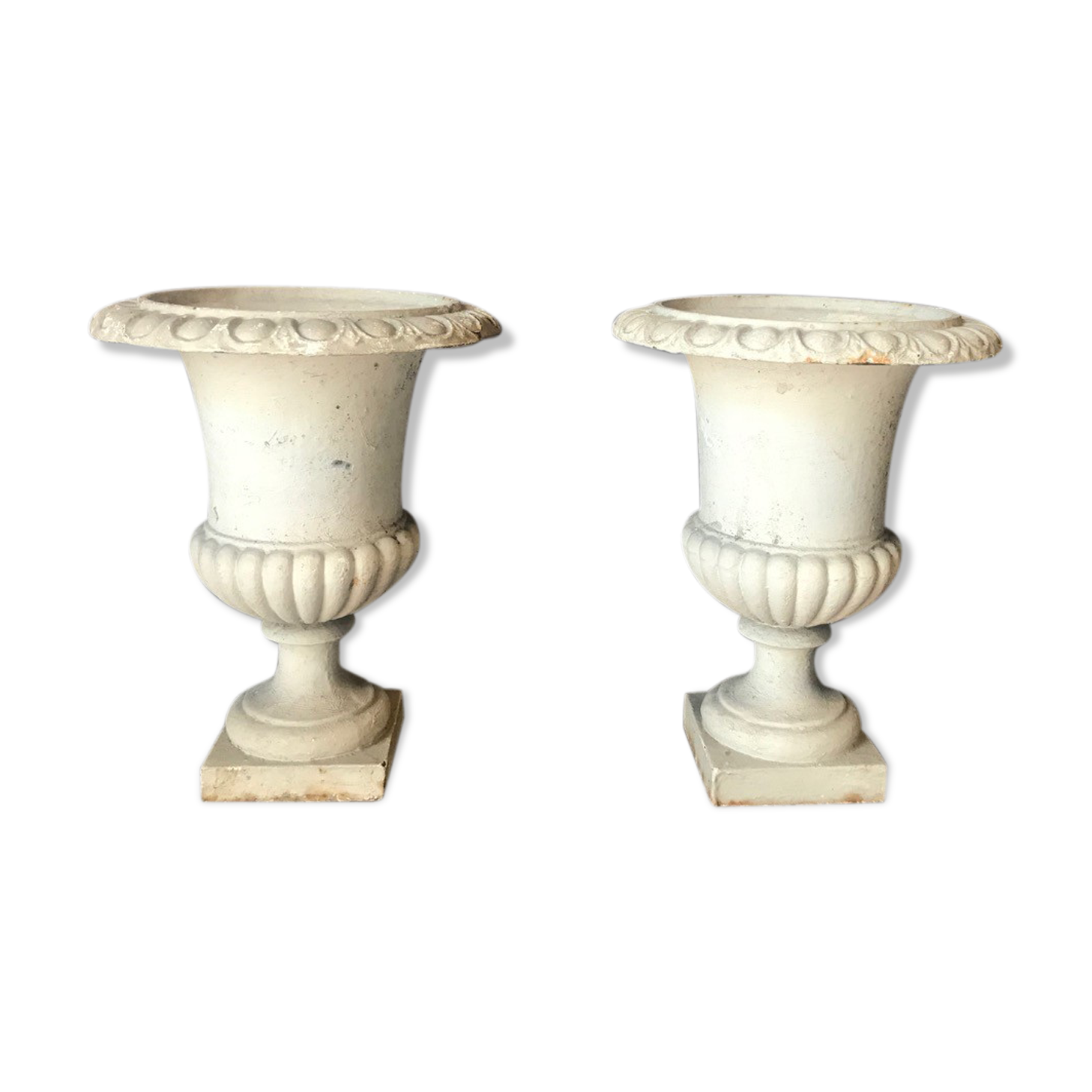 Pair des vases Medici métal