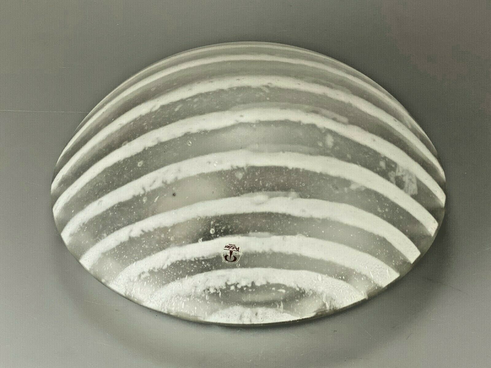 Plafoniere ceiling lamp glass space design lamp 70s