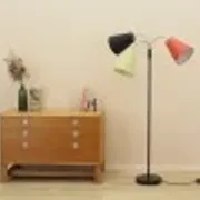 Danish floor lamp with three adjustable arms, metal construction, 2000s