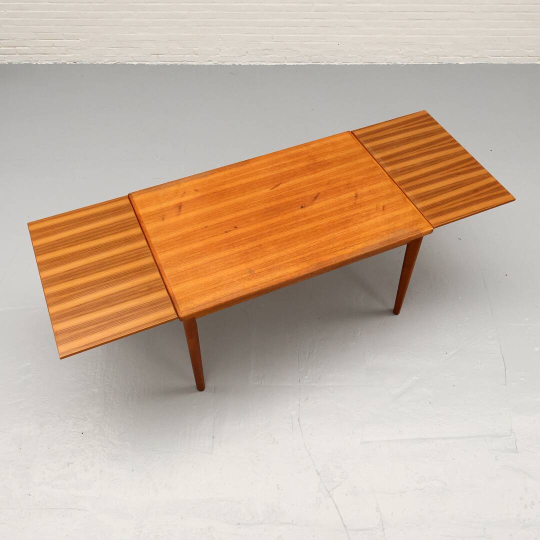 Table à manger extensible en teck danoise par brdr furbo années 1960