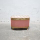 Vintage wooden bench chest