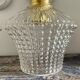 Pair of vintage electrified glass wall lamps