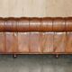 Heritage Biker Chesterfield Leather Sofa for 6 people by Timothy Oulton