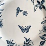 Badonviller ironstone dessert plates "Virginia Jasmine"