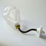 Wall light art deco frosted glass