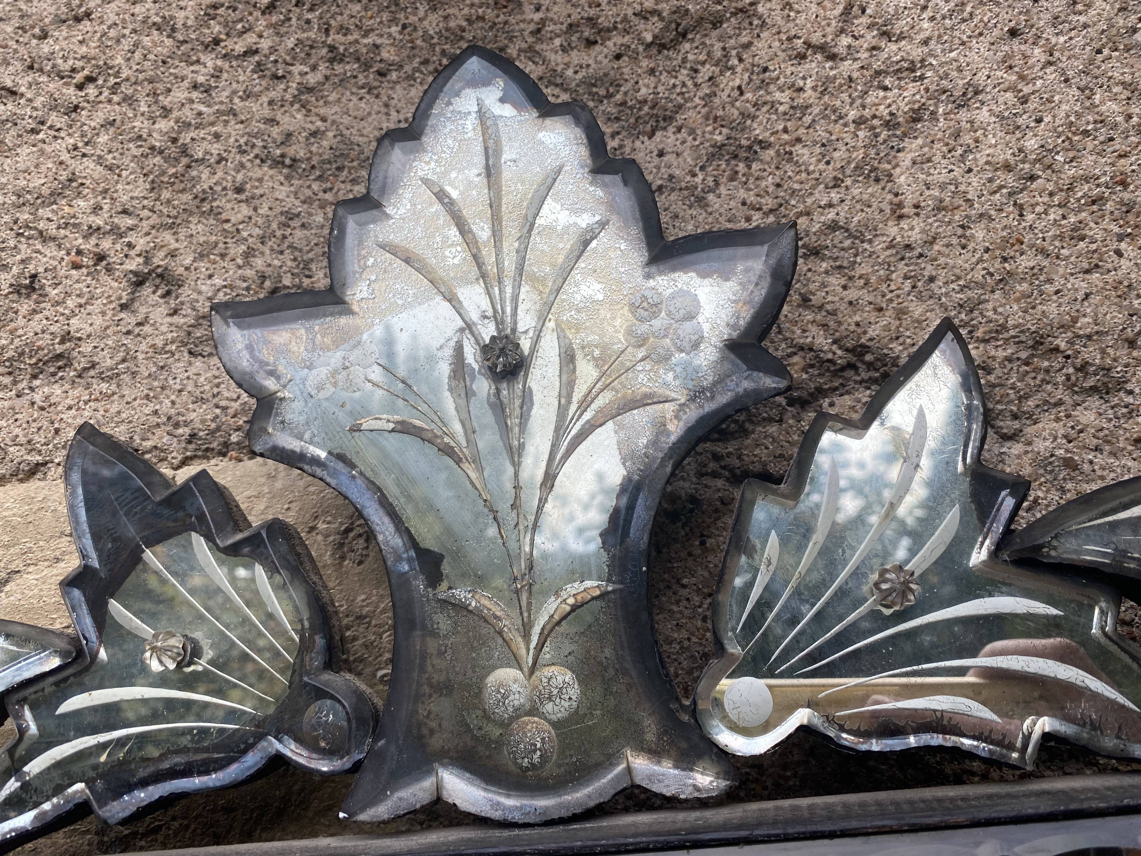 Venetian mirror circa 1900