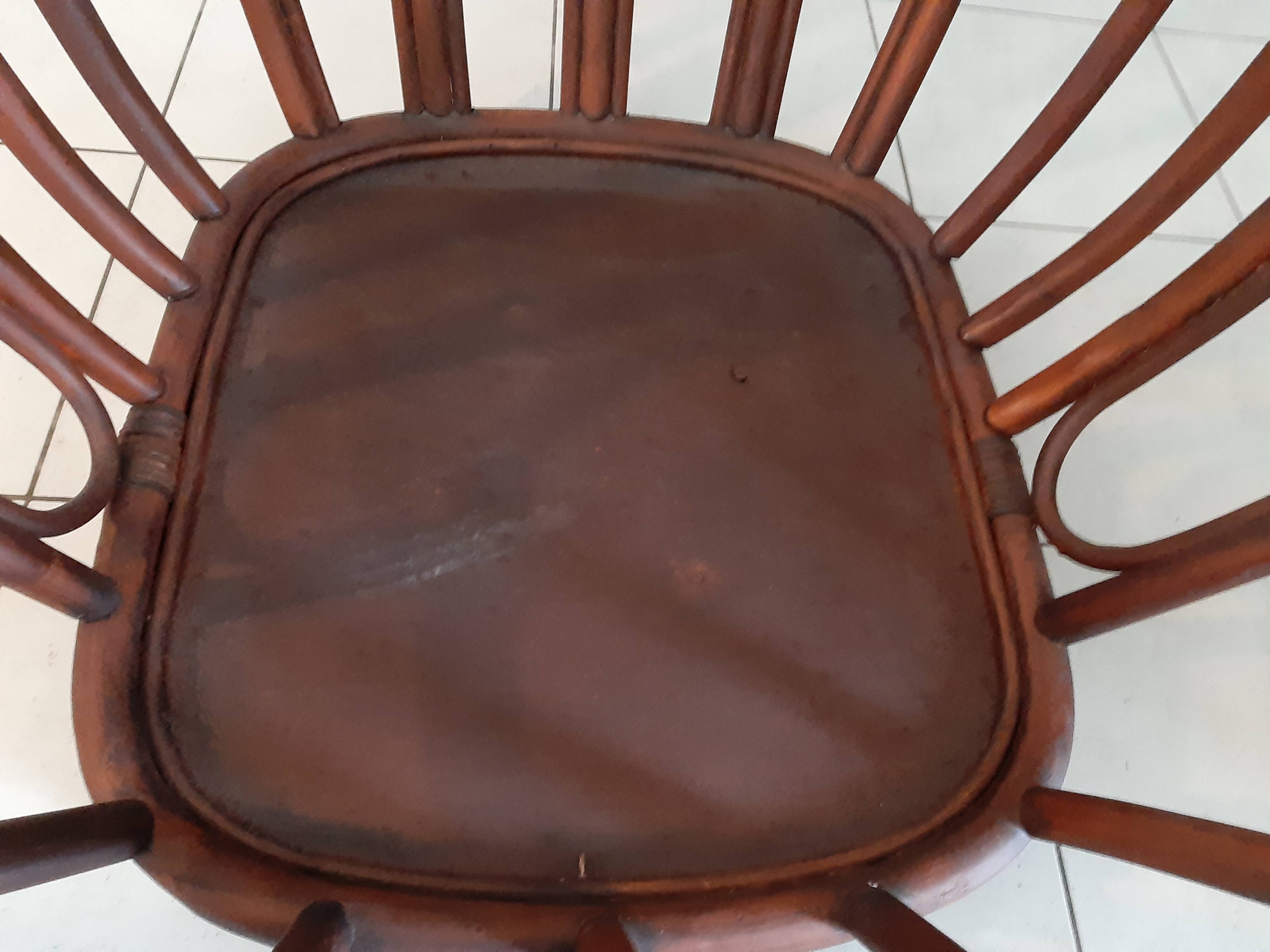 Rattan armchair from the 60s by Maugrion, Basset model