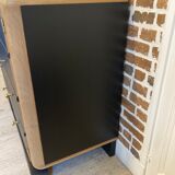 Chest of drawers restyled in black
