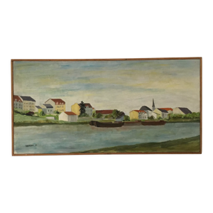 Tableau les maisons du canal