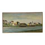 Tableau les maisons du canal