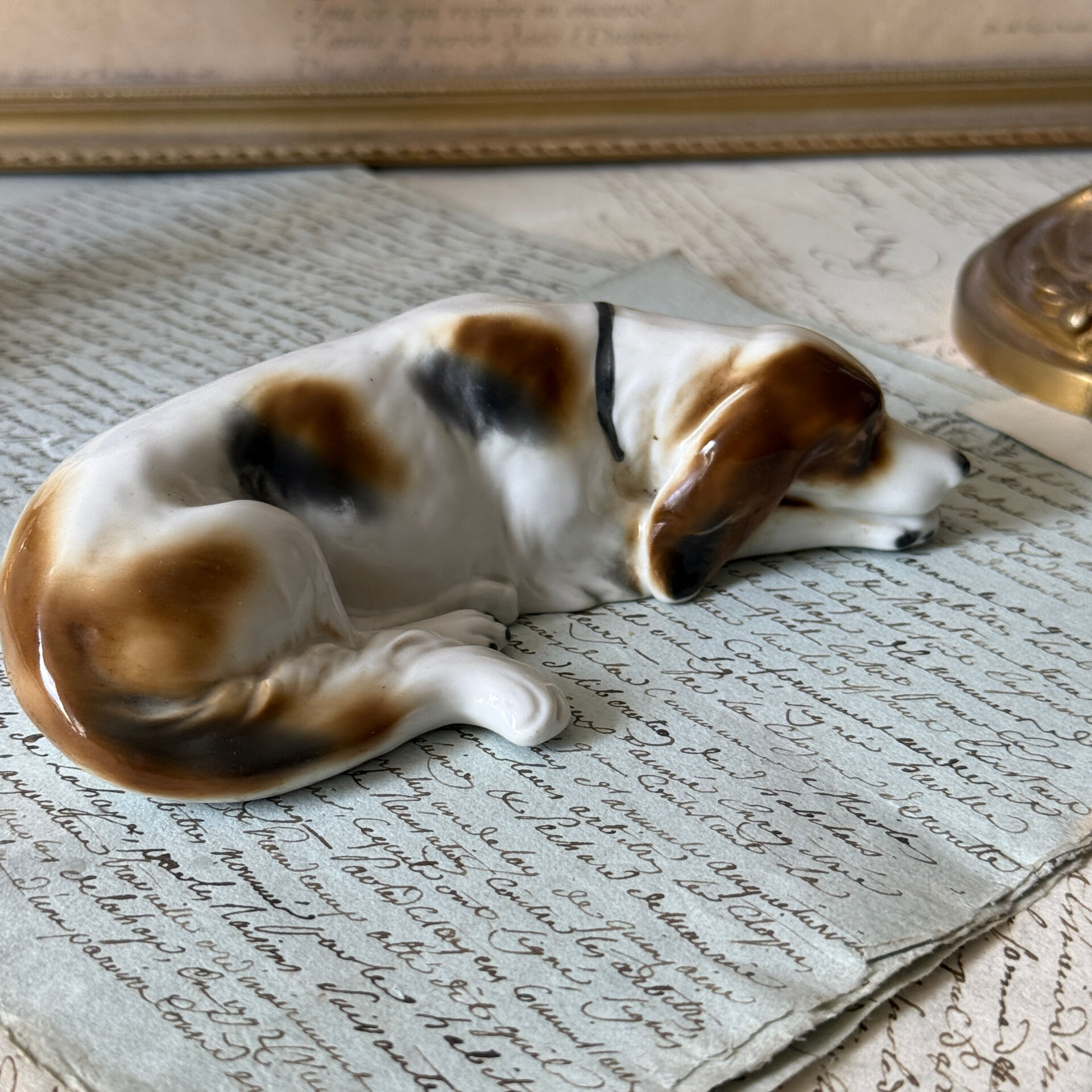 Goebel porcelain dog figurine