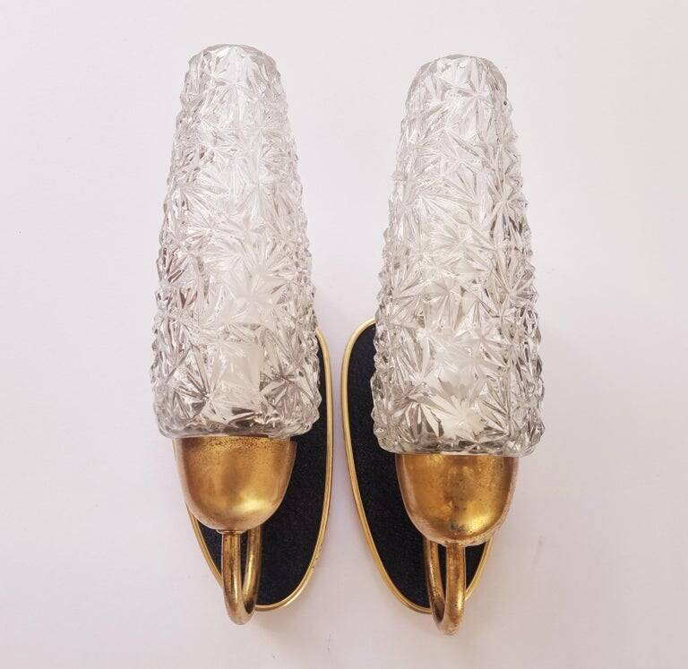 Pair of Rare Midcentury Wall Lamps, Germany, 1960s