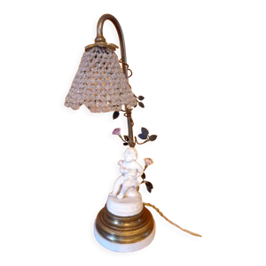 Lampe de table - en biscuit,
