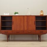 Enfilade en teck, design danois, années 1960, designer : Børge Seindal