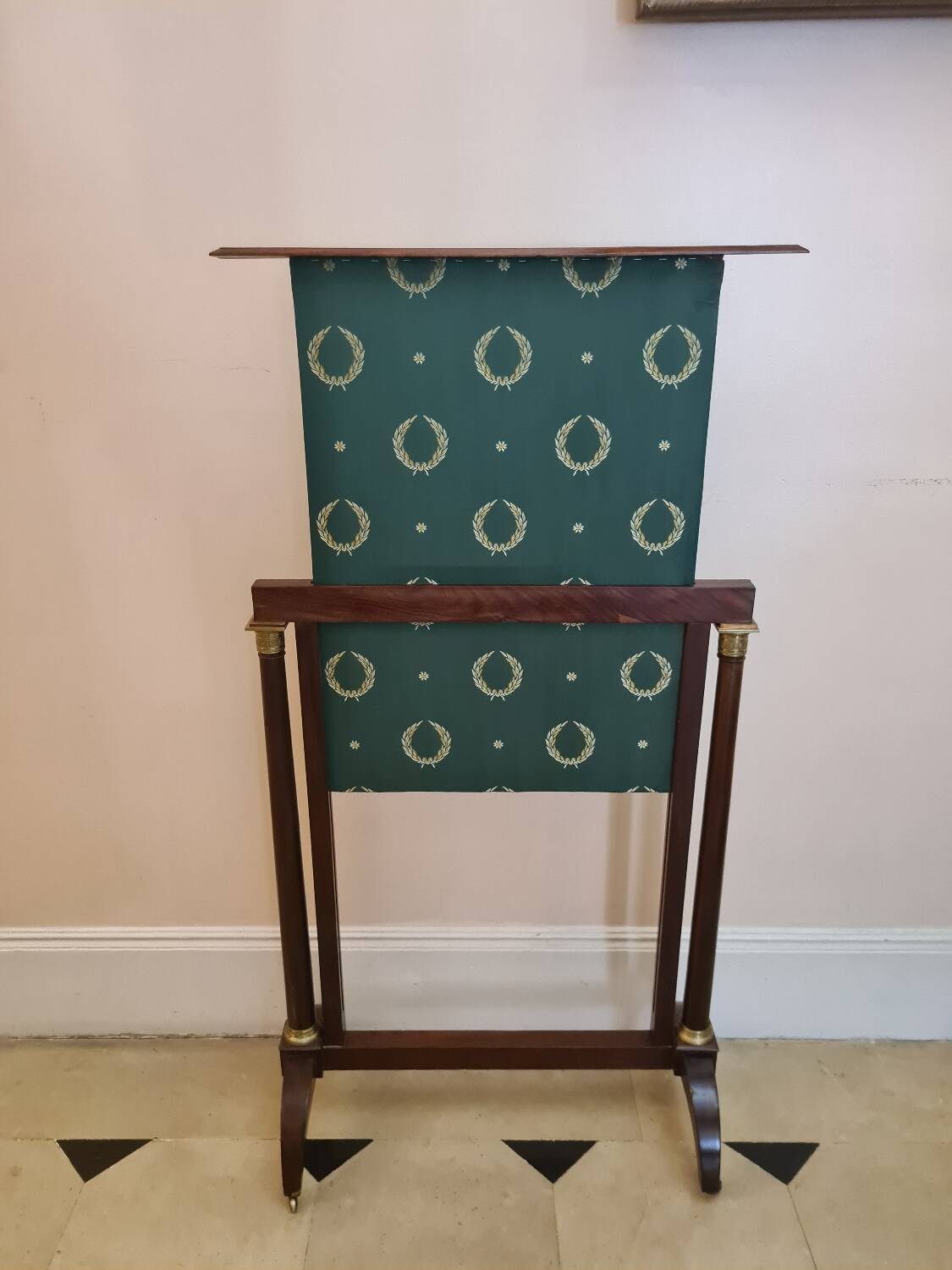 Empire period fireplace screen