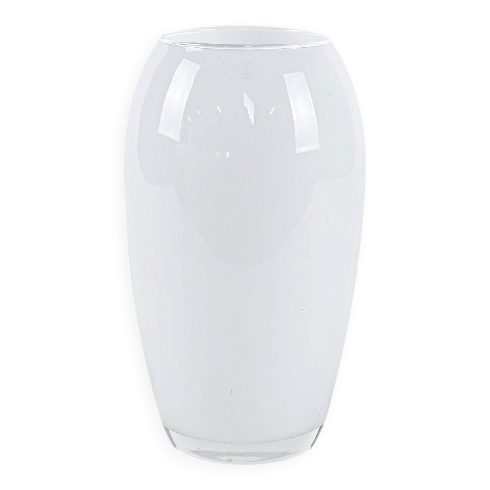 White vase, Danish design, 1970s, made in Denmark