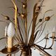 Chandelier chandelier 12 burners, in gold metal