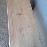 Patinated natural solid wood bench 180cm