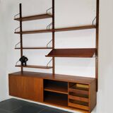 Teak storage system from Cadovius, Denmark - 1950s