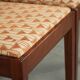 Ensemble de 6 chaises de salle à manger au design Art Déco uniques avec un dossier en osier.