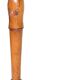 English caned chair in painted wood