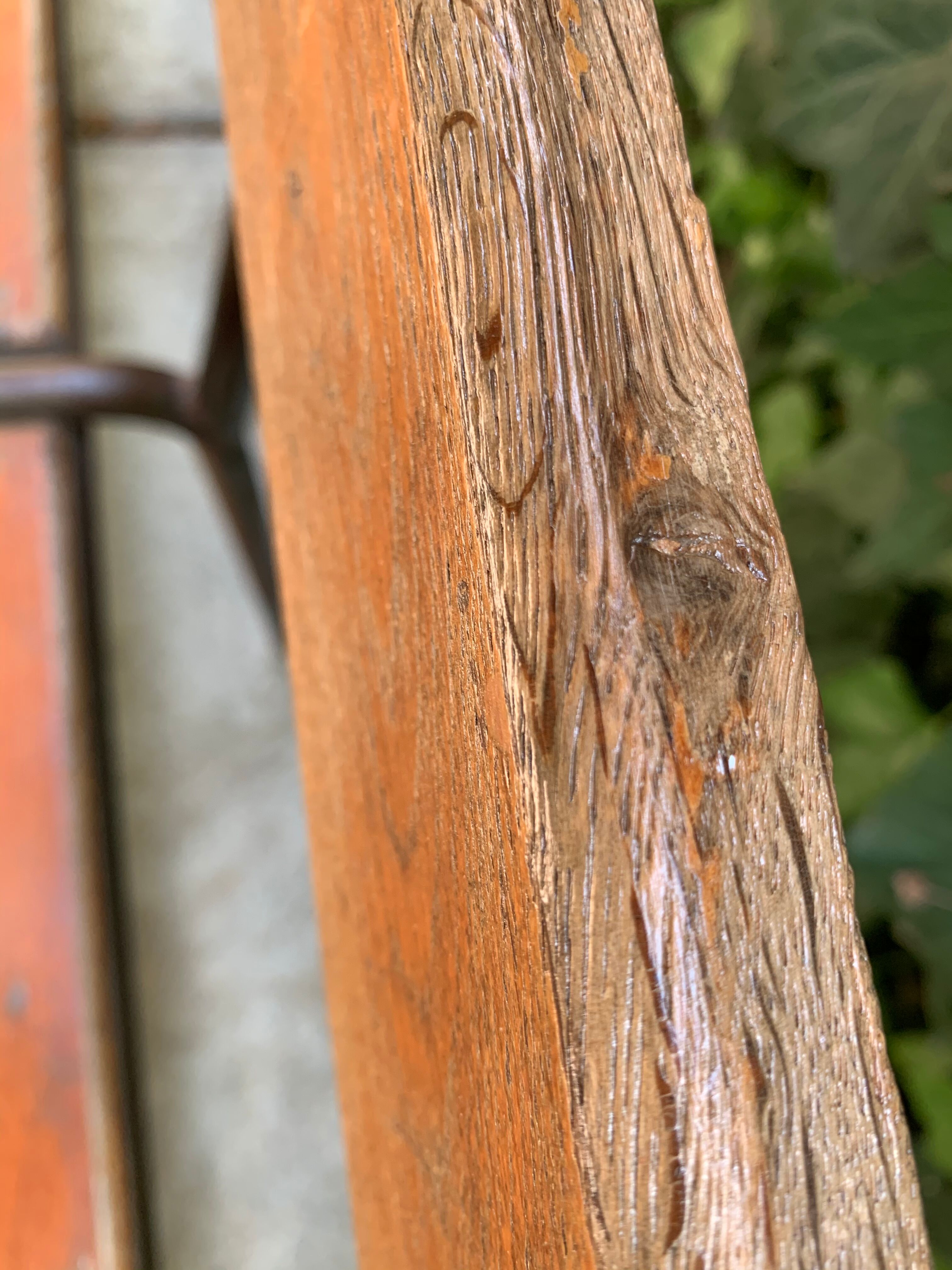 Vintage school bench