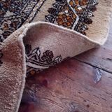 Antique handmade Berber Rabat rug