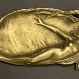 Empty pocket gilded bronze