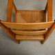 Art Deco Haagse School Armchair in solid Oak and Straw, 1930s