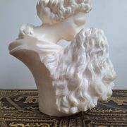 Large Carrara marble after Jean-Antoine Houdon, ancient bust “the