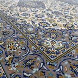 Vintage persian hand-woven keshan carpet ,240x141