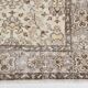 Vintage Brown & Beige Floral Bordered Rug, 184x268Cm