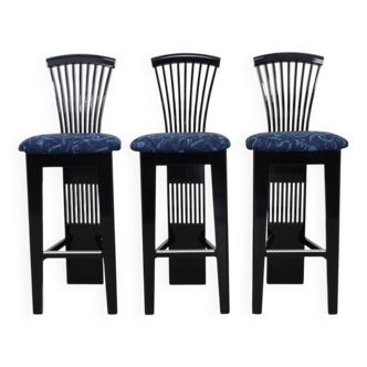 3x Postmodern Bar Stool by Pietro Constantini, 1980s