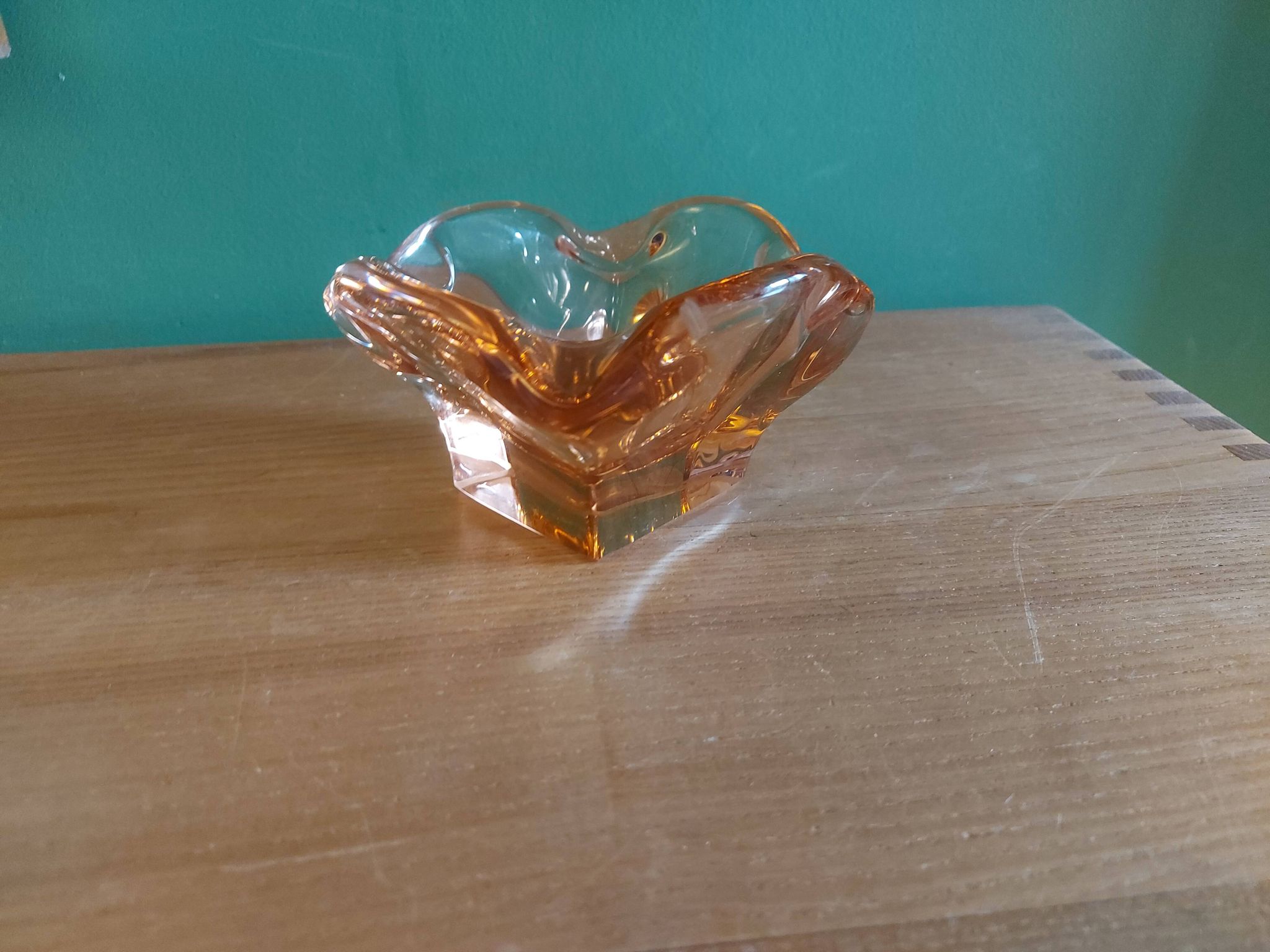 Cendrier vintage en cristal
