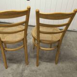 4 chaises Baumann modèle Anteuil 1986