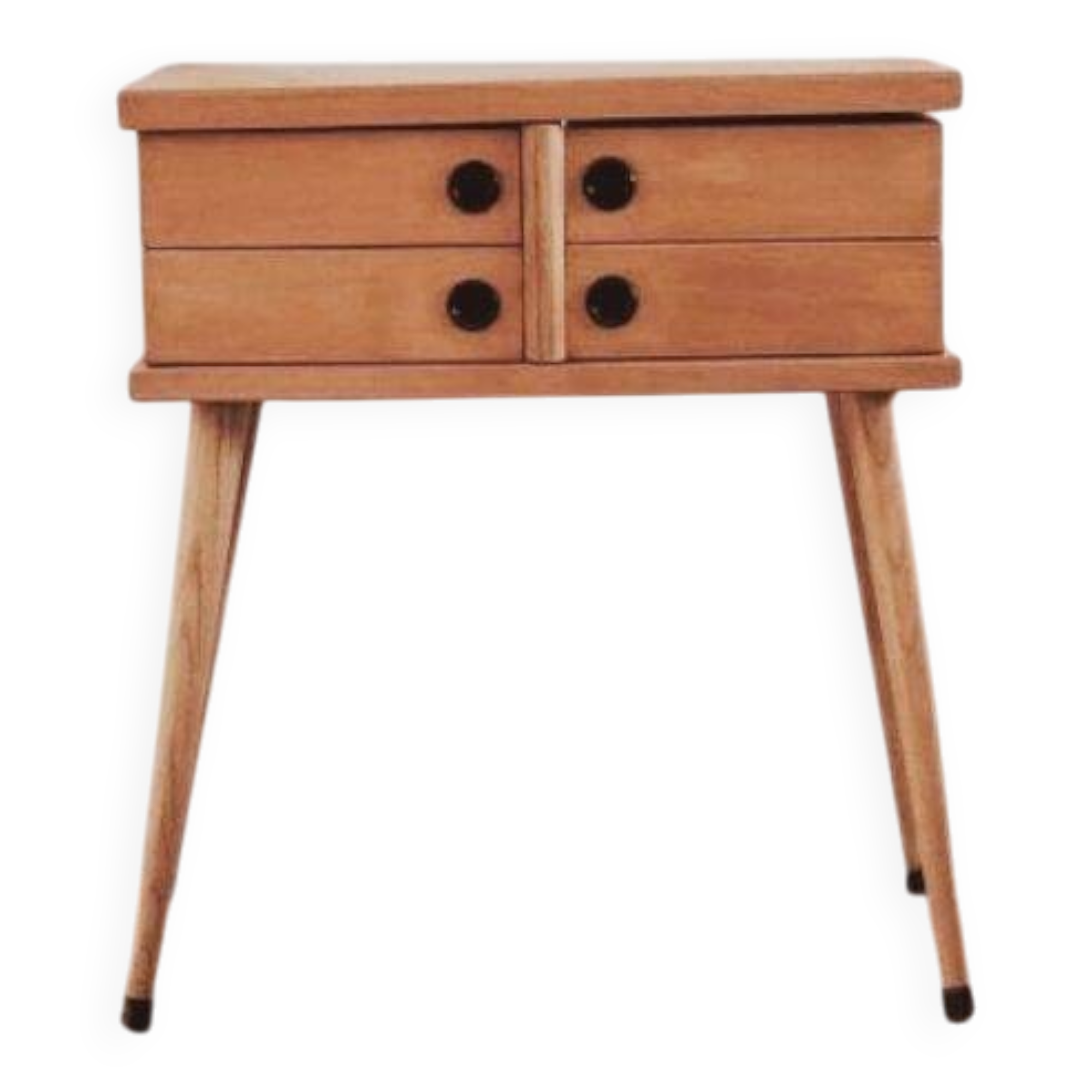 Worker/ Renovated vintage Scandinavian bedside table, 1950s-60s