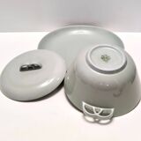 Vintage Sage Green Earthenware Serving Centerpiece by G. Andlovitz for Laveno