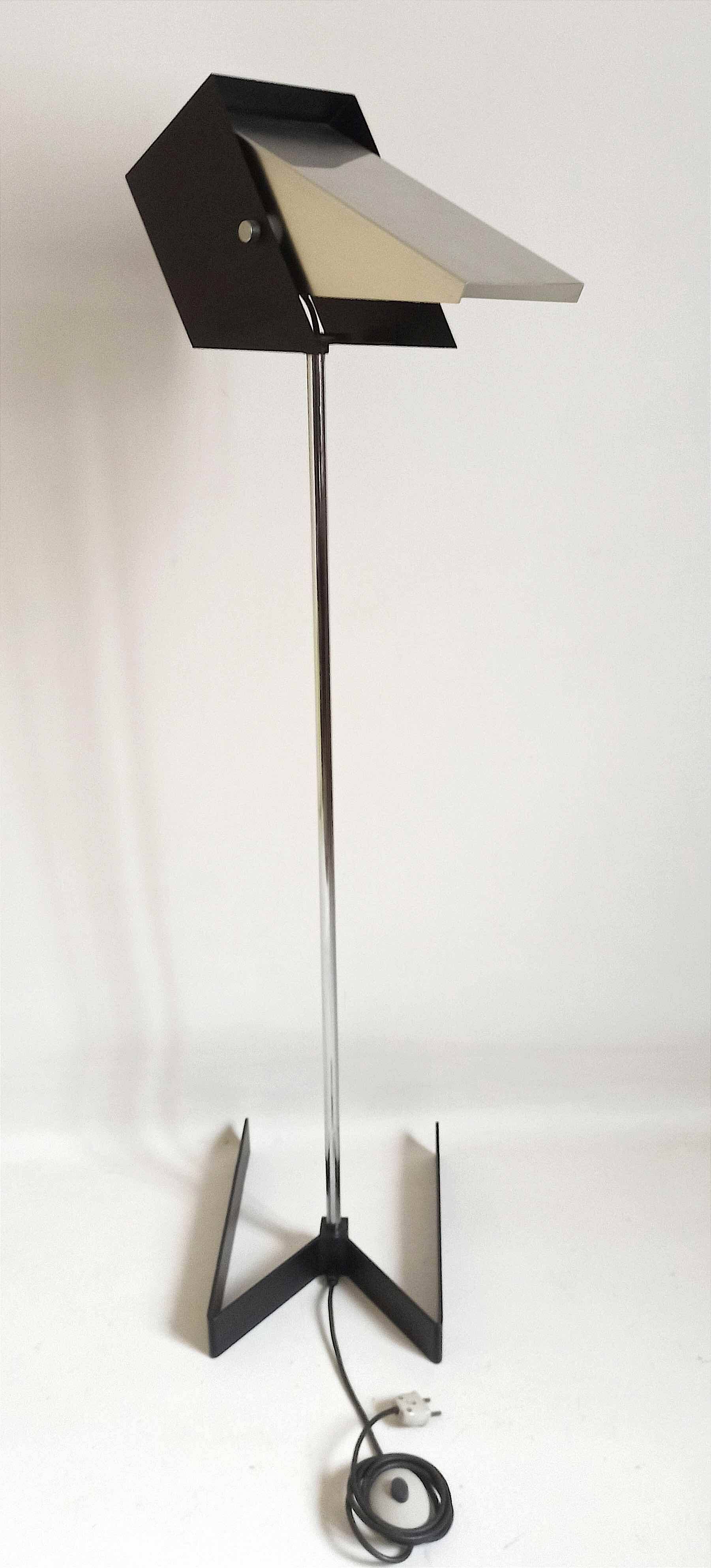 Lyfa adjustable floor lamp from the 60s, height 116.5 cm