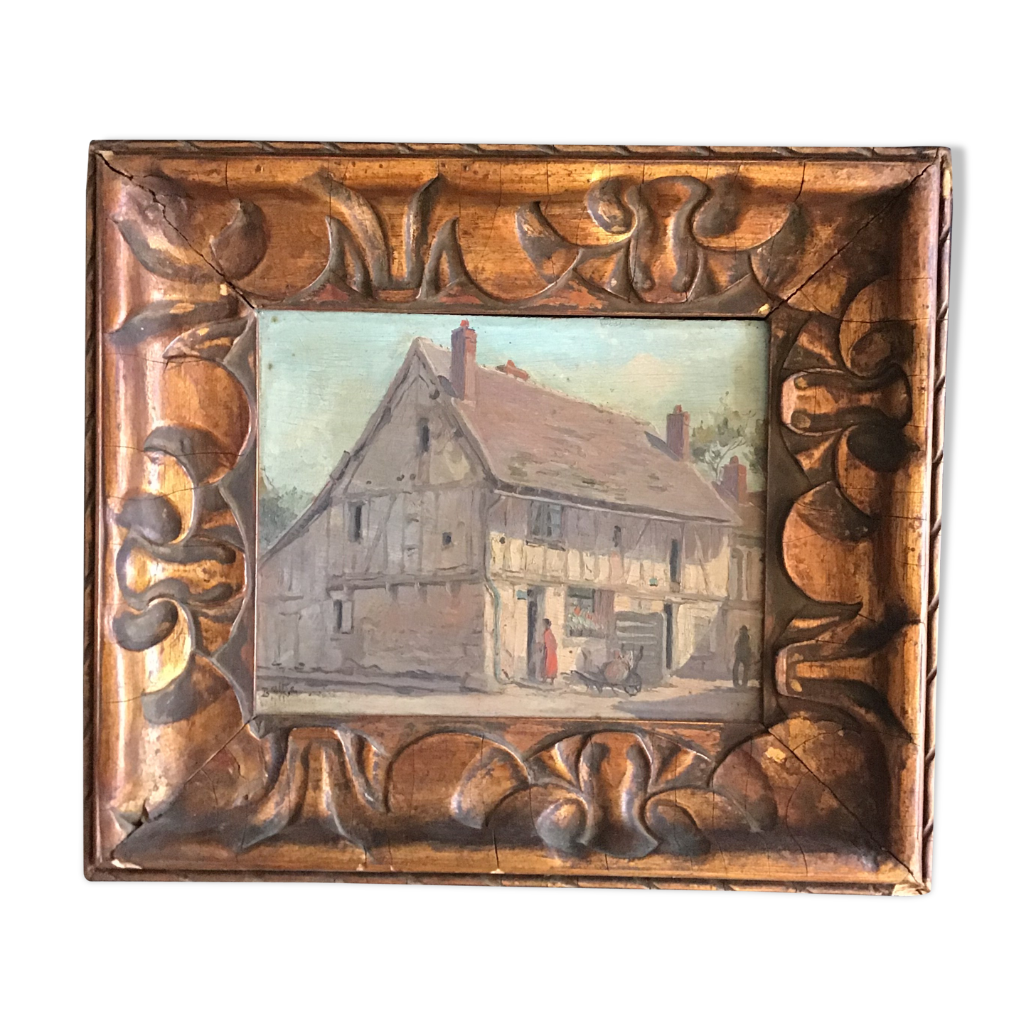 Oil on wood Théodore Balke