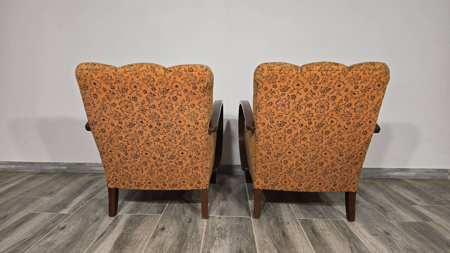 Set of Vintage Armchairs by Jindrich Halabala, 1940s