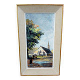 René Lorotte, Notre Dame de Trémalo, Pont-Aven, Peintre français, début xx éme